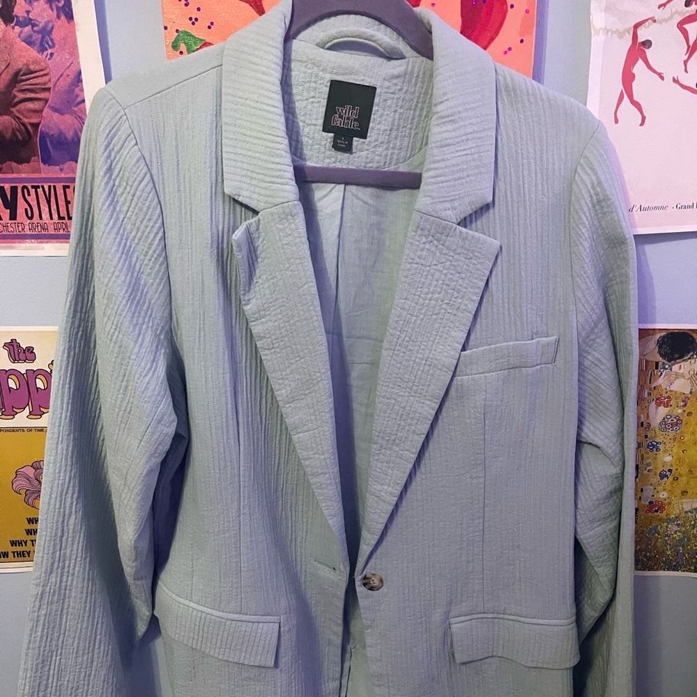 Wild Fable baby blue blazer